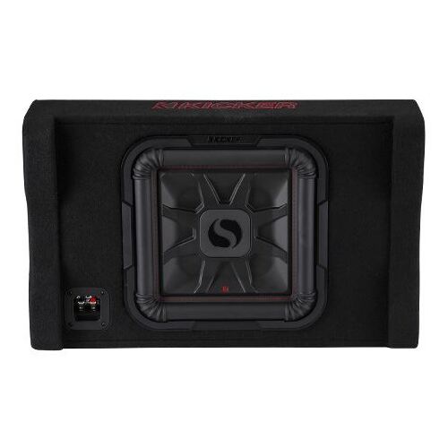 Kicker 49L7TDF122 12" Sealed Slim Enclosure Fitted With 46L7T124 Subwoofer