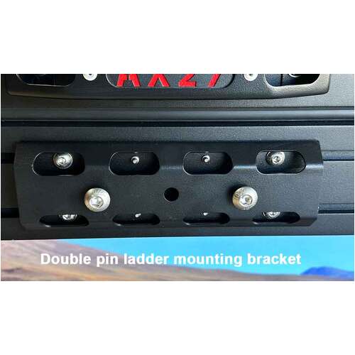 The Bush Company Ladder bracket assembly - mounts to side of tent - 2 Bolts for ladder