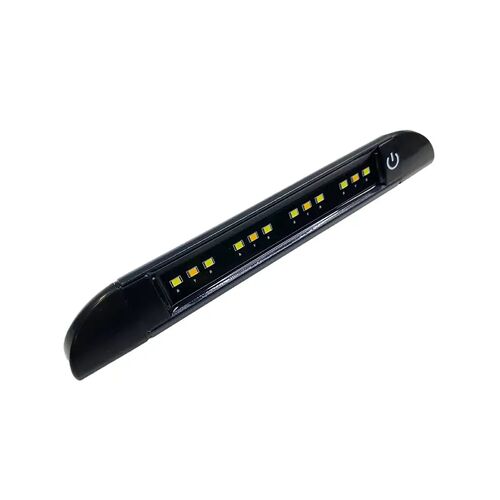 Coast RV 200mm Black Slimline LED Light w/ Switch - IP67 Amber & Std