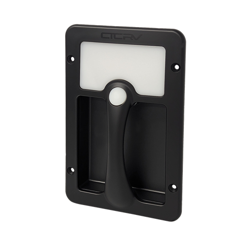 Camec Replacement Style 12V Grab Handle Entry Light | Amber & White - Black