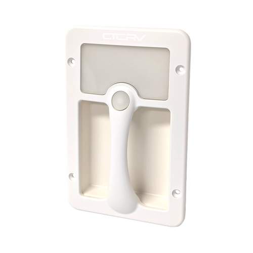 Camec Replacement Style 12V Grab Handle Entry Light | Amber & White - White