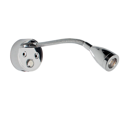 Coast to Coast 12V LED Aluminium Reading Light With 2A Usb.