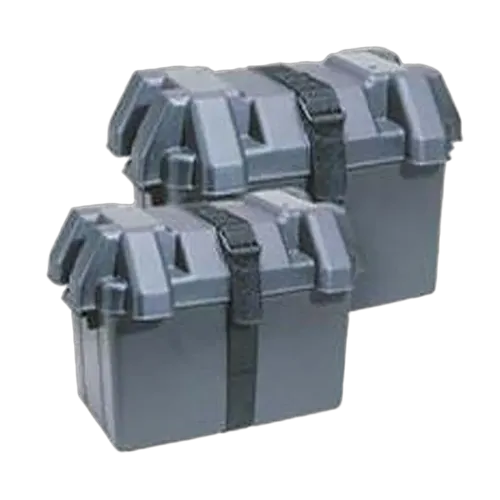 Small Battery Box C/W Strap 273 X 184 X 200h