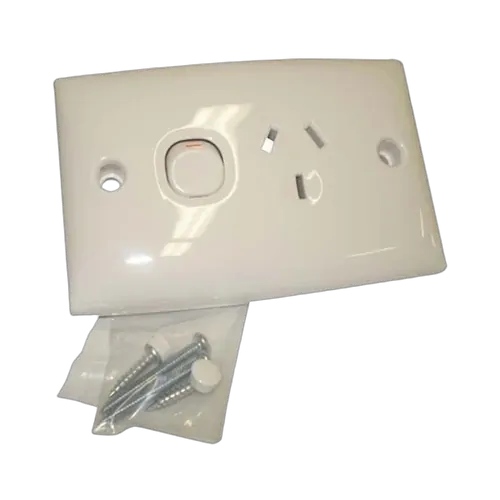 Clipsal Single Power Point Double Pole 15D White. Cli15Dwe