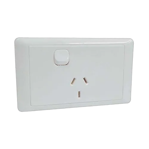 CMS Electracom Single White Power Points. J16.1Nw