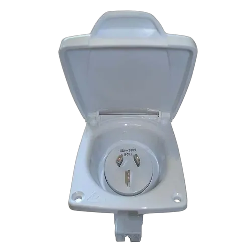 CMS Electracom Weatherproof Power Inlet 15A Ip44 Jil15