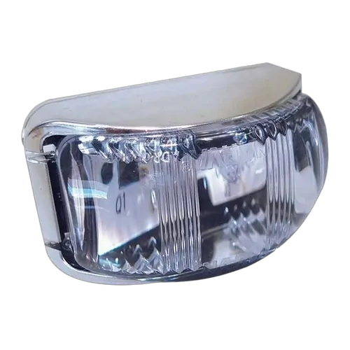 Narva LED Front End Outline Marker Or External Cabin Lamp Amber - Chrome Base. 91622C