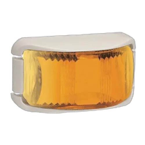 Narva LED Front End Outline Marker Or External Cabin Lamp Amber - White Base. 91622W
