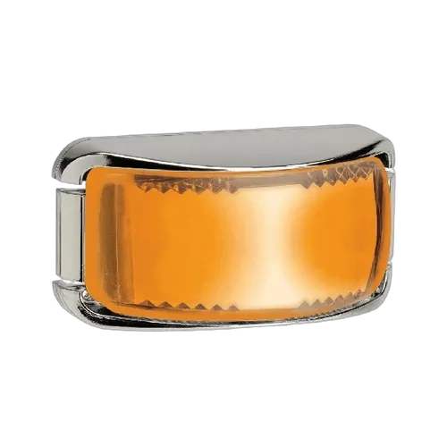 Narva LED Side Direction Indicator Lamp Amber - Chrome Base 91642C