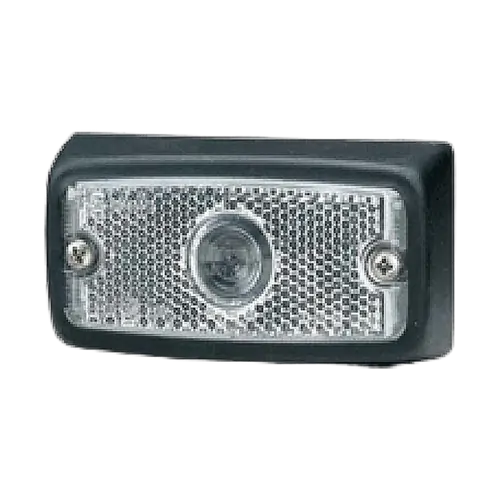 Narva Clear Front End Outline Marker Lamp w/ Rubber Boot+Inbuilt Reflector. 87212