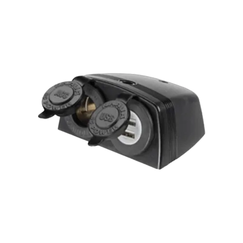 Accessory Socket Surface Mount Twin Accessory