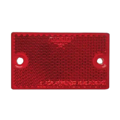 Coast To Coast Rectangular Screw Mount Reflector Red. 47003R