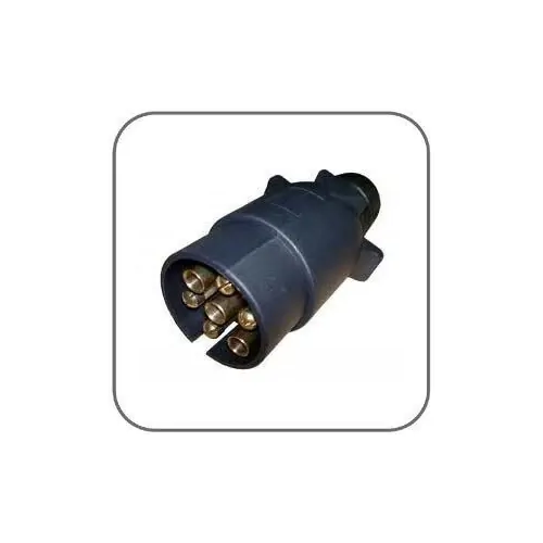 Narva Trailer Plug 7 Pin Large Round Plastic. 82181BL