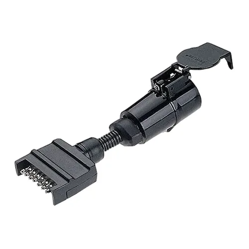 Narva Trailer Adaptor 7 Pin Flat Car To 7 Pin Large Round Van. 82245BL