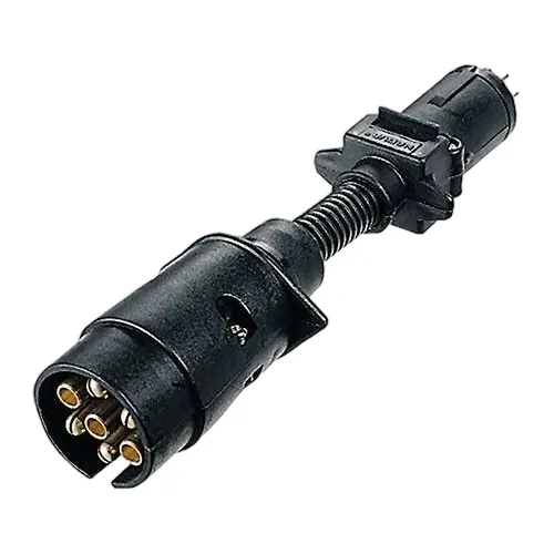 Narva Trailer Adaptor 7 Pin Large Rnd Car To 7 Pin Small Rnd Van. 82265BL