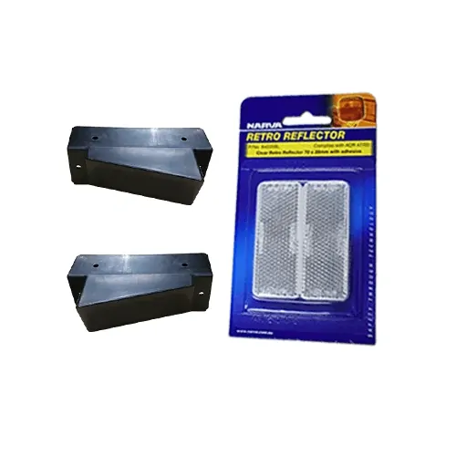 Narva Reflector + L & R Hand Mounting Bracket Kit For Stoneshield