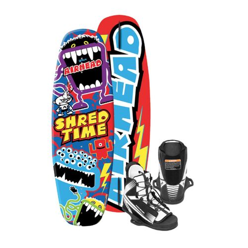 Airhead Shred Time Venom Wakeboard With Bindings 124cm 4-8