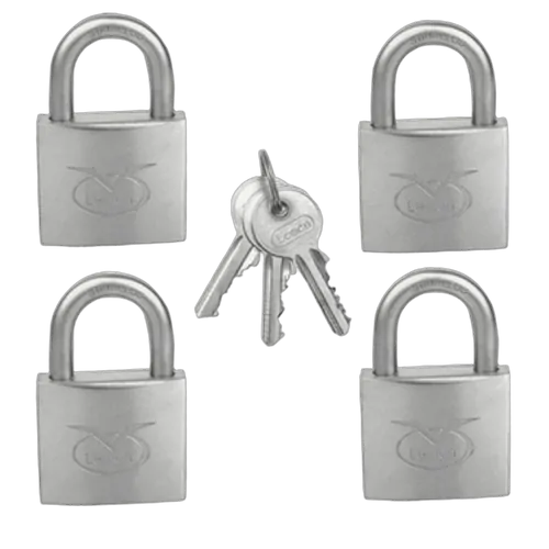 Relaxn 99% S/S 4*30mm Padlock Keyed Alike (Set)
