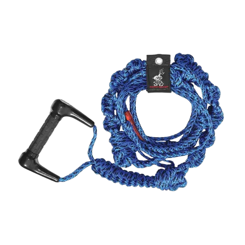 Airhead Wakesurf Rope and Handle Blue - 3 Section 4.8m