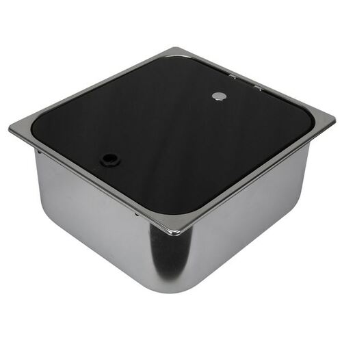 Sink Rectangle With Lid And Tap 304 Stainless Steel (Mixer Hot / Cold)