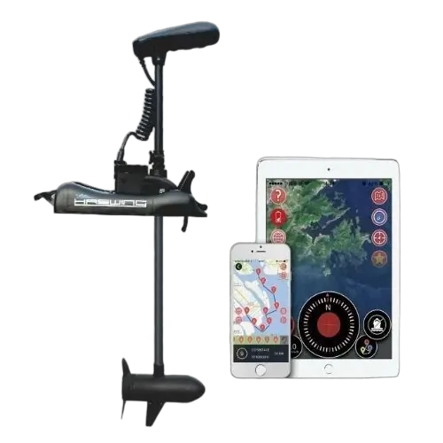 Cayman Gen 1.5 Series GPS SL 80lbs Thrust 24V -60" Shaft Bow Mount Electric Motor (Black)