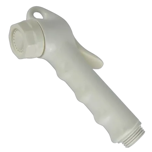 Compact White Shower Head Only