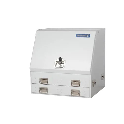 Kincrome Upright Truck Box 2 Drawer White