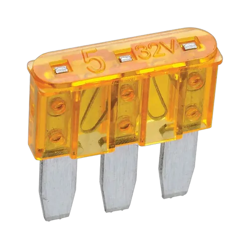 Narva 5 Amp Orange Micro 3 Blade Fuse (Blister 5)