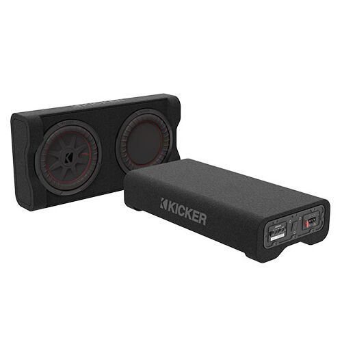 Kicker 10" (25Cm) 400W Powered Down Firing Loaded Enclosure