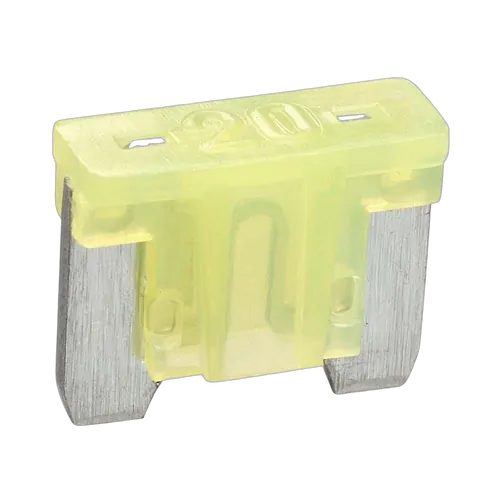 Narva 20 Amp Yellow Micro Blade Fuse (Box Of 25)