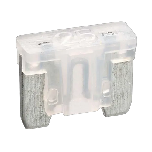 Narva 25 Amp White Micro Blade Fuse (Blister Pack Of 5)