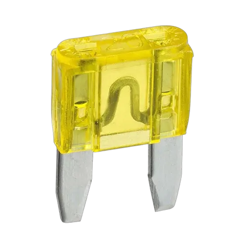 Narva 20 Amp Yellow Mini Blade Fuse (Box Of 50)