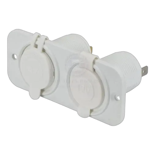 Charger Usb+/ Acce Stainless Steelory Combo White Flushmount