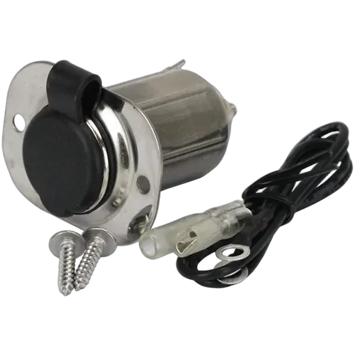 Stainless Steel Cigarette Lighter Socket