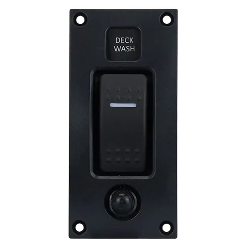 Relaxn Switch Panel Deck Wash On/Off 12/24V 20/10Amp