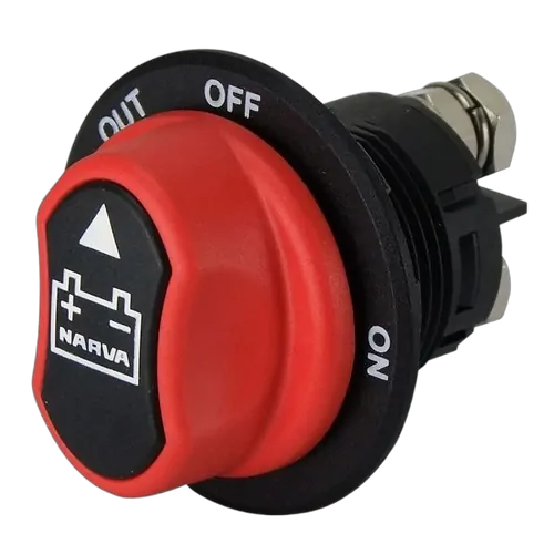 Switch Battery Isolator 2 Pos Mini Removable Knob M6 Studs