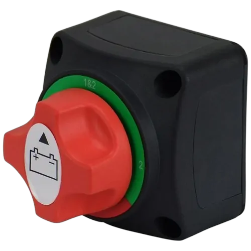 Battery Isolator Switch 4 Pos Compact