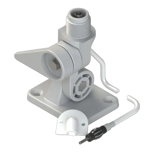 Antenna Base Fold Down 5M Cable White Seamaster Pro AM/FM