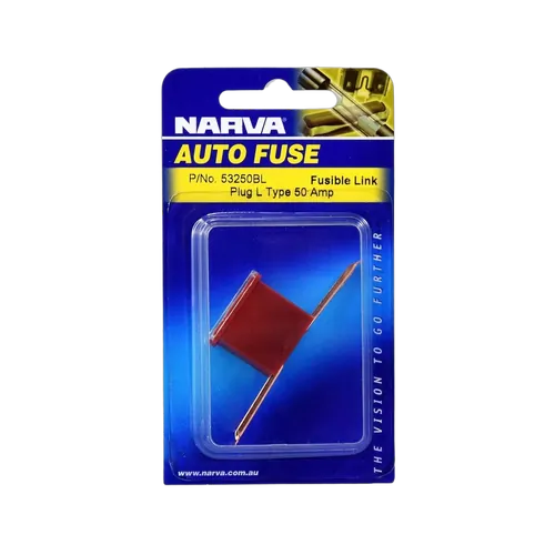 Narva 50 Amp Red Fusible Link - Long Tab (Blister Pack Of 1)