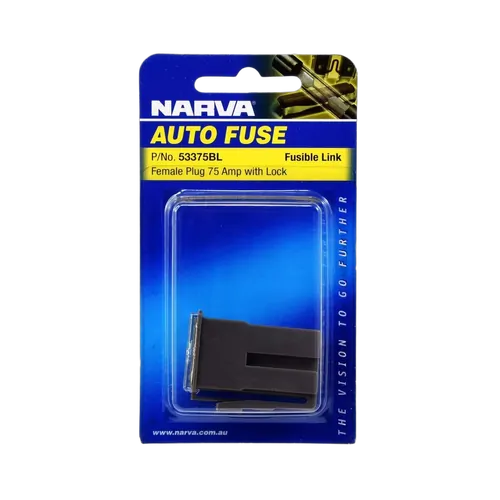 Narva 75 Amp Purple Female Fusible Link - Plug In With Lock (Blister Pack Of 1)