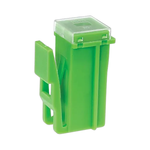 Narva 30 Amp Green Mini Female Fusible Link - Plug In With Lock (Blister Pack Of 1)