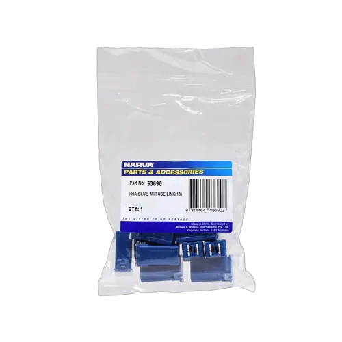 Narva 100 Amp Purple Mini Female Fusible Links - Plug In (Box Of 10)