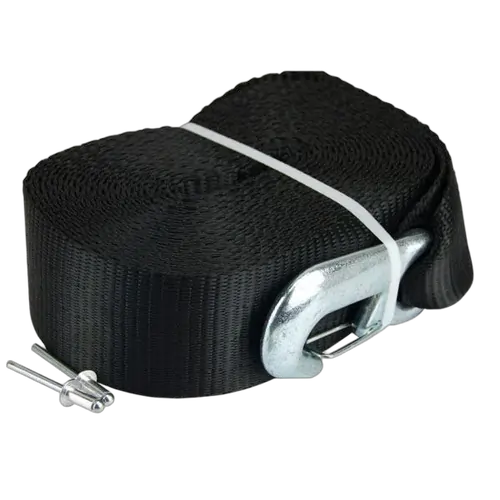 Winch Strap 50mm 7M Snap Hook