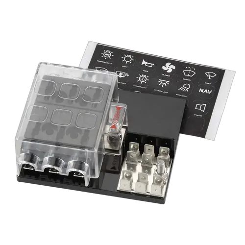 Narva 6-Way Standard Ats Blade Fuse Block