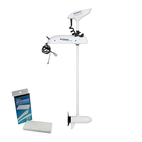 Watersnake Geo-Spot SW 65lb/66" Bow Mount Electric & Watersnake Quick Release Bracket Bundle