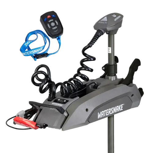 Watersnake Stealth 54lb/48" Remote Control Bow Mount Electric Motor