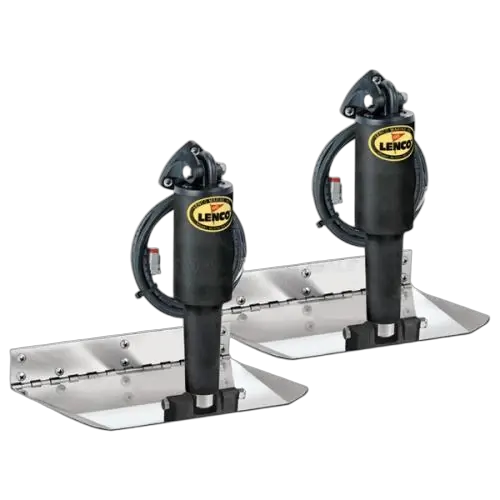 Trim tab kit Lenco Reverse Mount 9x12 12v no switch polished