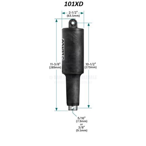 Lenco Trim Tab Actuator 101XD 12V 57mm Stroke 5/16 Mount