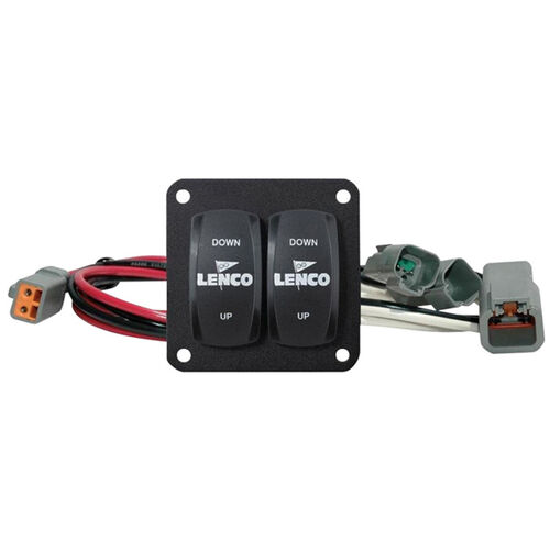 Lenco Trim Tab Switch Double Rocker Suit Dual Actuator Systems
