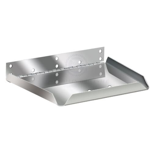 Lenco Trim Tab Plate Only Edgemount 12X9 Electro - Polished - Single